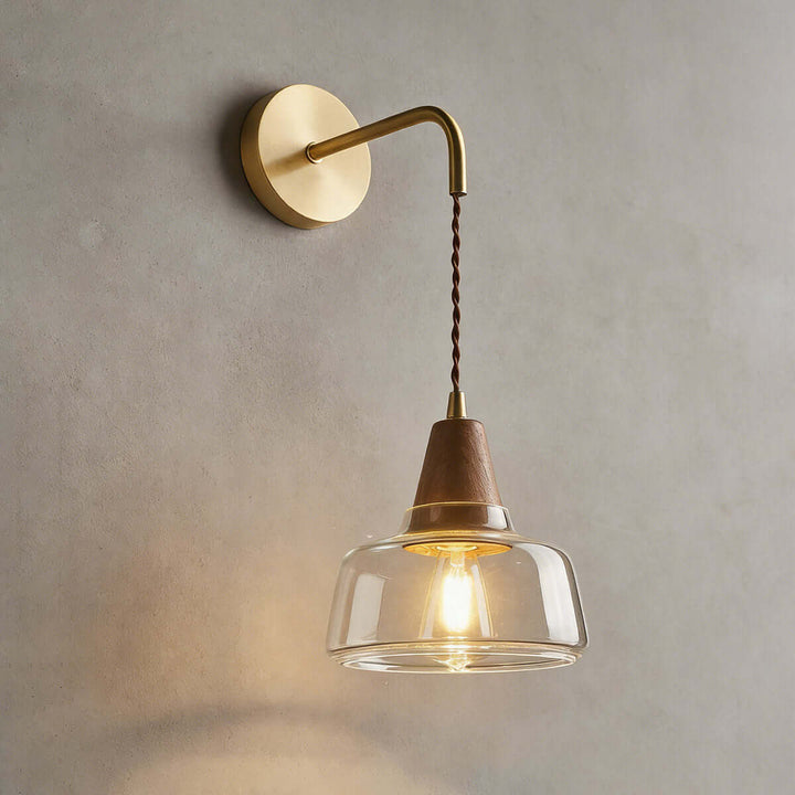 Tivaro Wall Light - Modern Classic Minimal Glass Decorative Sconce