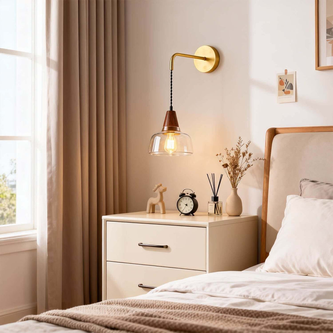 Tivaro Wall Light - Modern Classic Minimal Glass Decorative Sconce