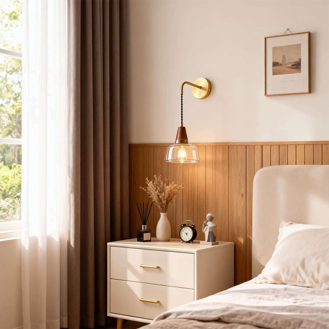 Tivaro Wall Light - Modern Classic Minimal Glass Decorative Sconce