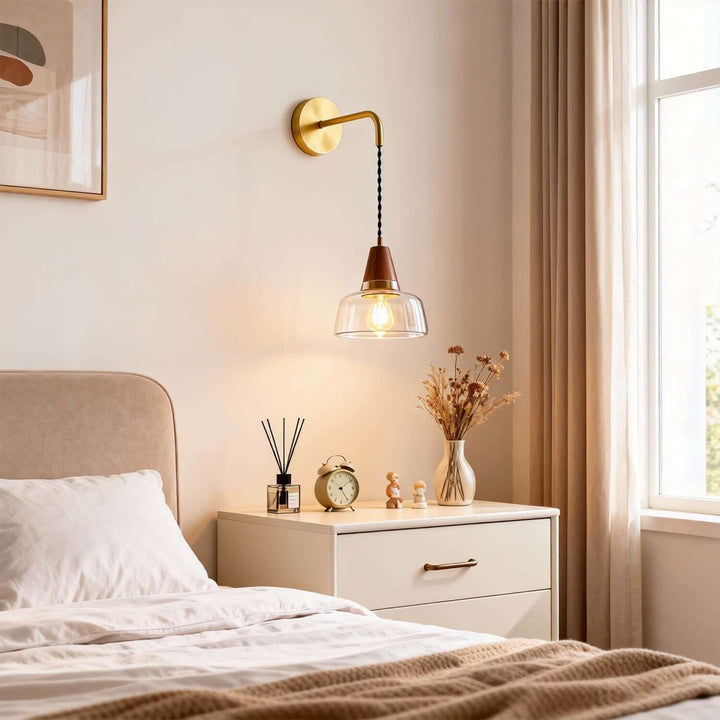 Tivaro Wall Light - Modern Classic Minimal Glass Decorative Sconce