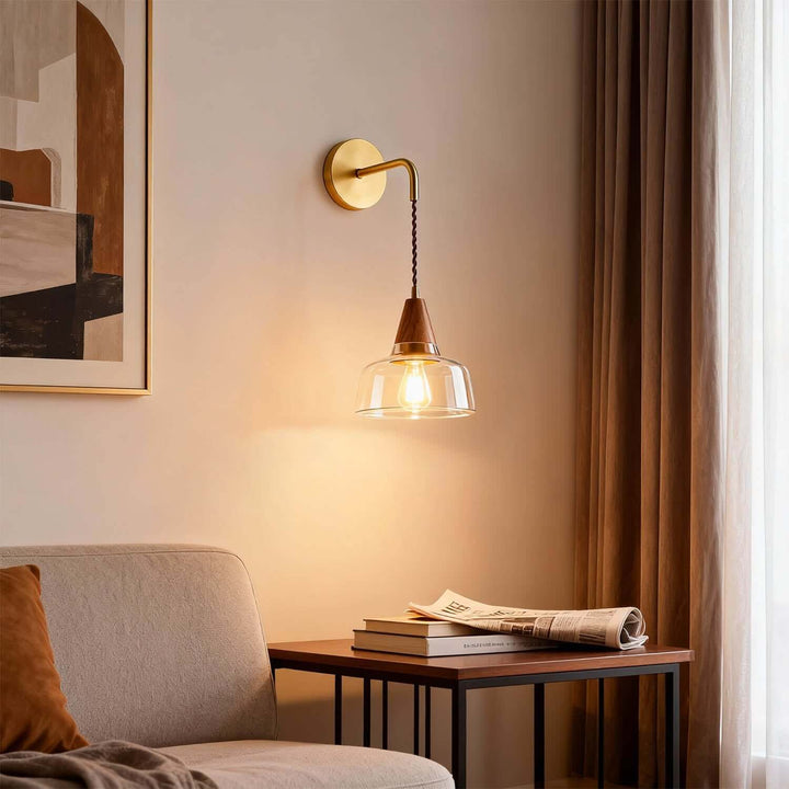 Tivaro Wall Light - Modern Classic Minimal Glass Decorative Sconce