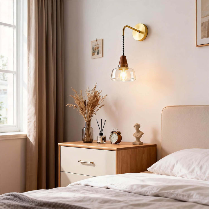 Tivaro Wall Light - Modern Classic Minimal Glass Decorative Sconce