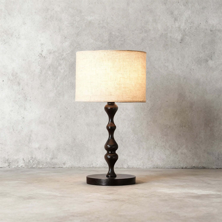 Ziore Table Light French Vintage Fabric Desk Lamp