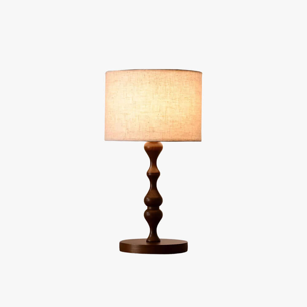Ziore Table Light French Vintage Fabric Desk Lamp