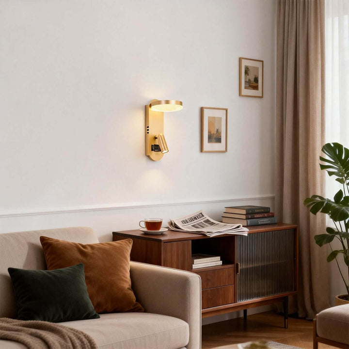 Zivon Wall Light - Modern LED Minimalist Bedroom Bedside Lamp