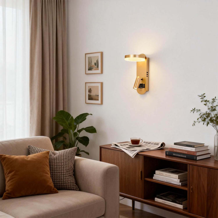 Zivon Wall Light - Modern LED Minimalist Bedroom Bedside Lamp