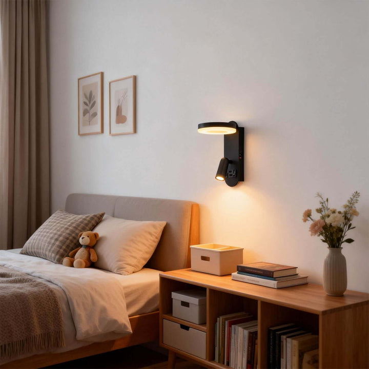 Zivon Wall Light - Modern LED Minimalist Bedroom Bedside Lamp