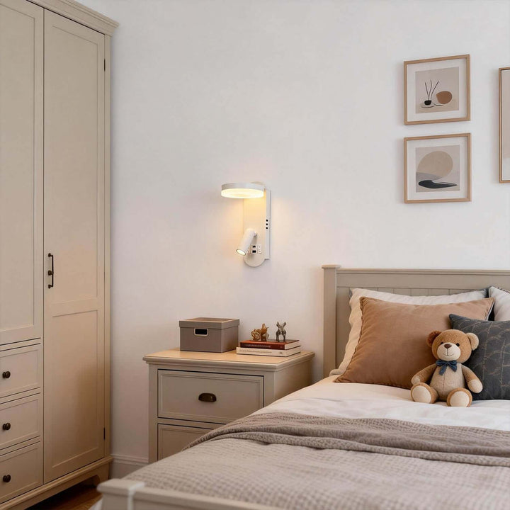Zivon Wall Light - Modern LED Minimalist Bedroom Bedside Lamp