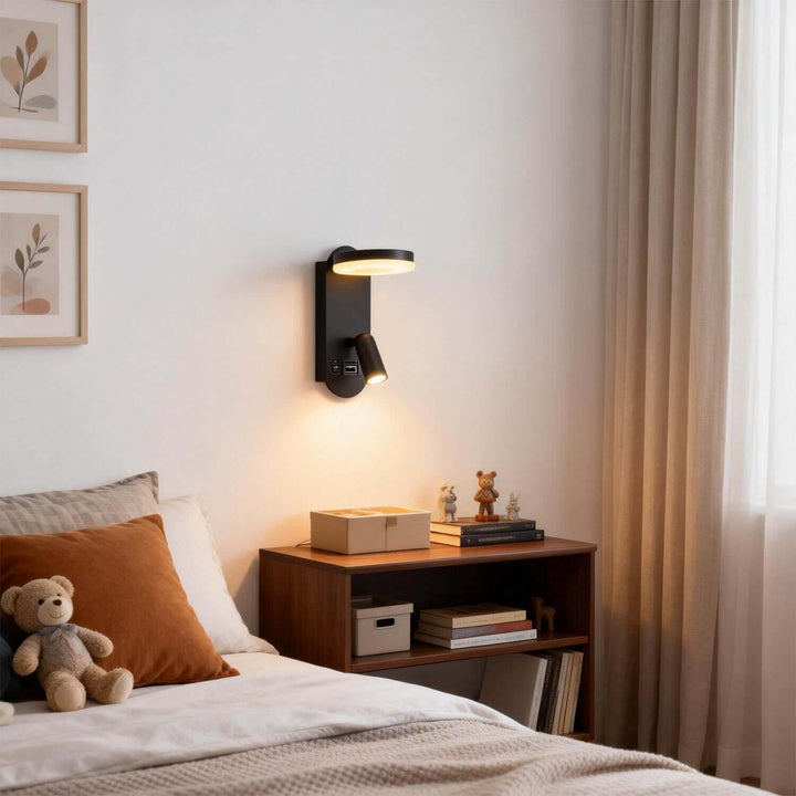 Zivon Wall Light - Modern LED Minimalist Bedroom Bedside Lamp