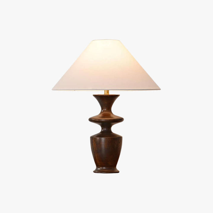 Zoriva Table Lamp – Wabi-Sabi Style Vintage French Wood Decor Light