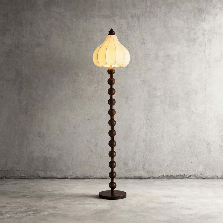 Zureli Floor Lamp – French Retro Fabric Floor Lamp for Living Room