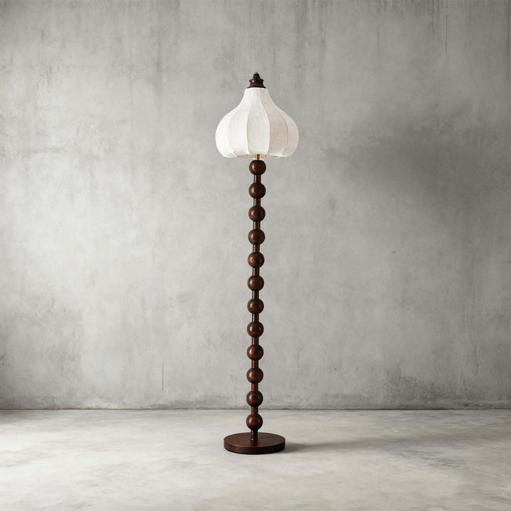 Zureli Floor Lamp – French Retro Fabric Floor Lamp for Living Room