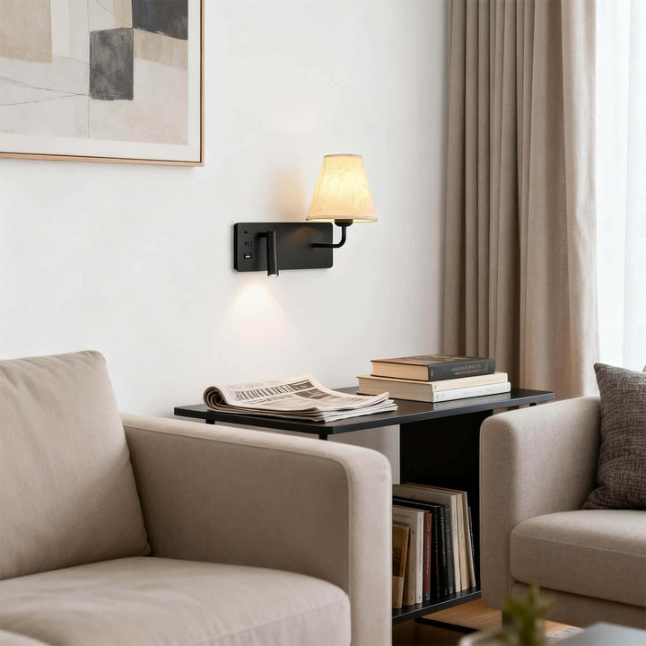 Zylen Wall Light – American Minimalist LED Bedside Lamp
