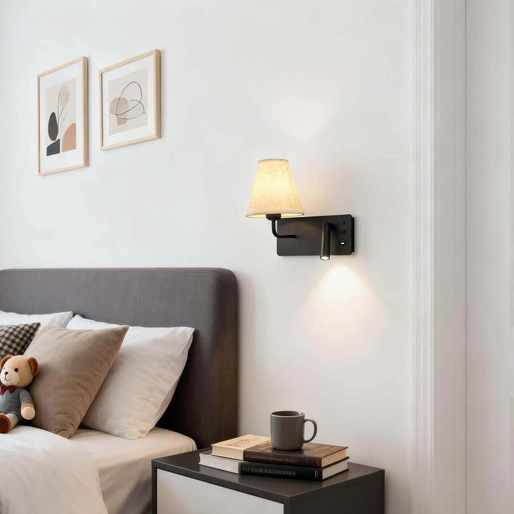 Zylen Wall Light – American Minimalist LED Bedside Lamp