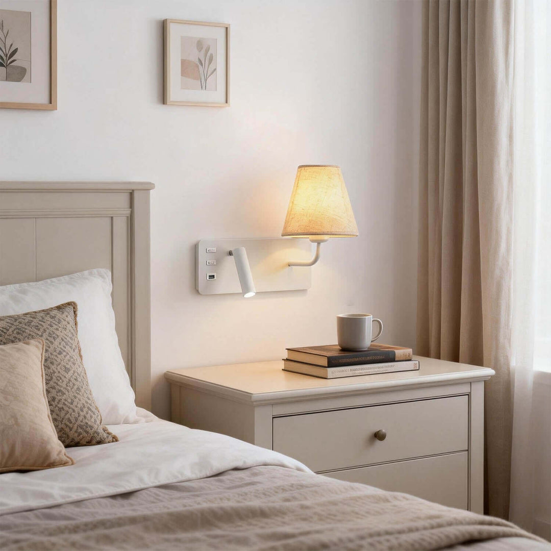 Zylen Wall Light – American Minimalist LED Bedside Lamp