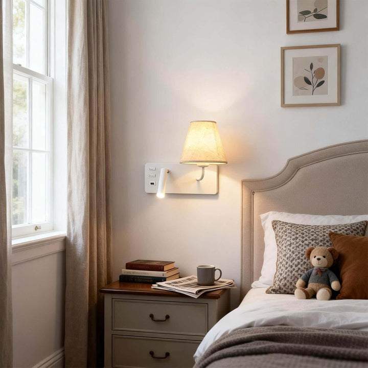 Zylen Wall Light – American Minimalist LED Bedside Lamp