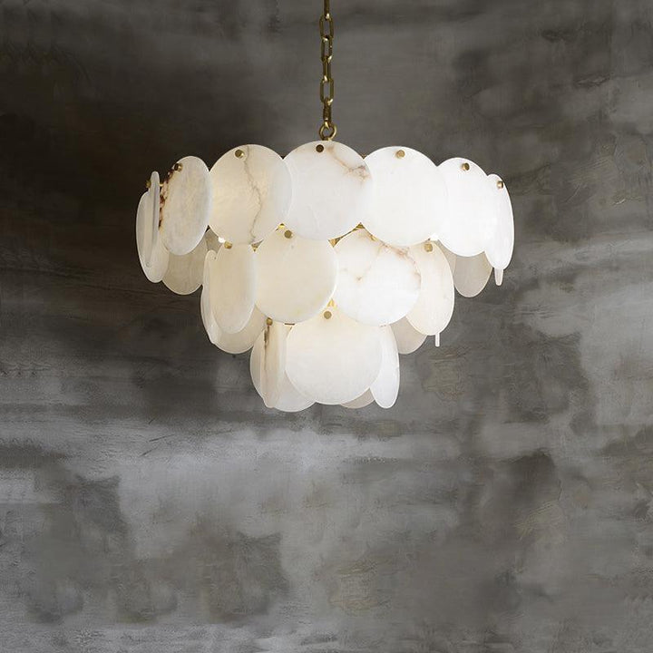 Marble Multi-Tiered Round Chandelier | Elegant Luxury Lighting | Vinlighting | Vinlighting