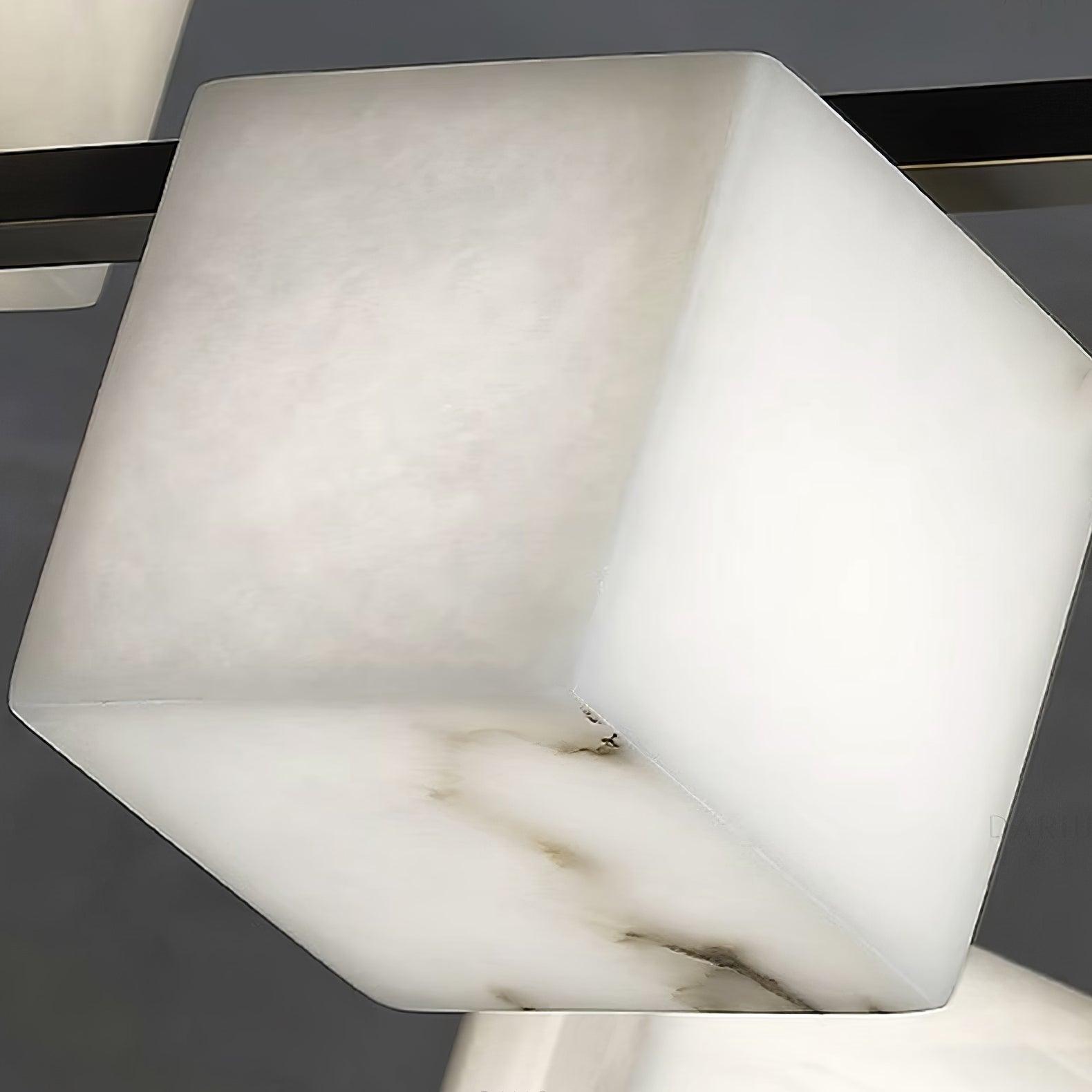 Alabaster Square Box Chandelier - Vinlighting